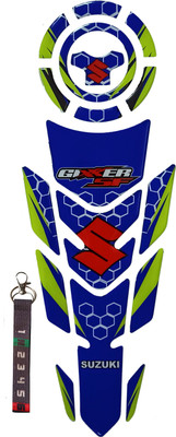 A1GRAPHIX 3D Emboss Tank Pad & Fuel Bike Tank Pad