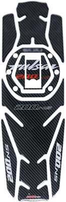 Gogna Mart Waterproof Tank Pad Sticker Fuel Cap Compatible with All Pulsar NS 200 Bike Tank Pad