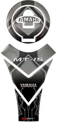 Automopix NEW_MT-15_3 Bike Tank Pad