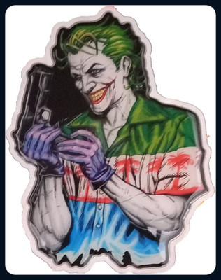 Automopix NEW_Joker with gun Bike Tank Pad