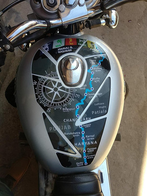 GRAPHIX DESIGN Sticker & Decal for Bike(Multicolor)