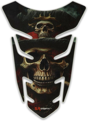 Automopix NEW_skulleye Bike Tank Pad