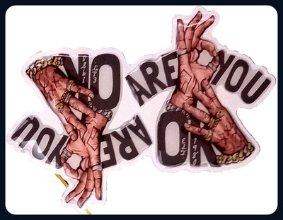 Automopix NEW_Are you OK hand Bike Tank Pad