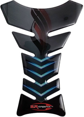 Automopix NEW_FLAME FISH BORN Bike Tank Pad