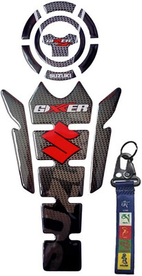 GraphixDesign Tank Pad & Fuel Cap Suzuki Gixxer Bike sticker (I) Bike Tank Pad