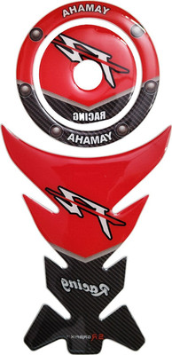 Automopix A_fz s red 2 Bike Tank Pad