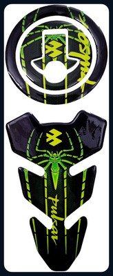 Automopix NEW_Black pulsar Bike Tank Pad