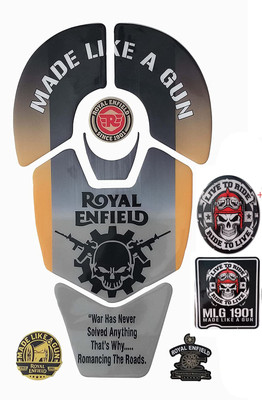GraphixDesign Sticker 3D Emboss Tool Box Bike Tank Pad