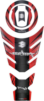 Automopix A_NS 160 Red Bike Tank Pad