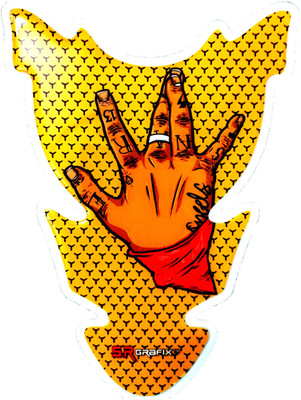 Automopix NEW_Good Luck TP Bike Tank Pad