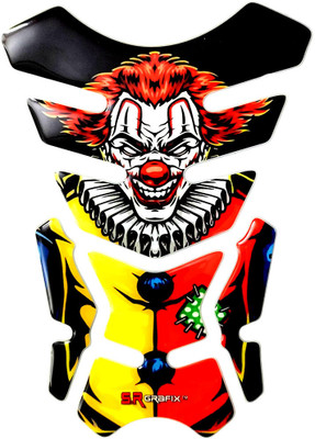 Automopix NEW_Large Mad Jester TP Bike Tank Pad