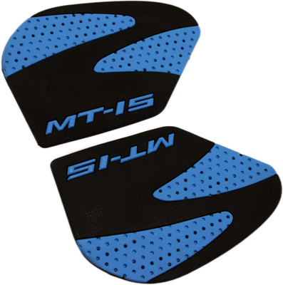 OBEROI'S TRADERS MT-15 Anti Slip Silicone Thai Pad Water Resistant Blue Sticker Bike Tank Pad