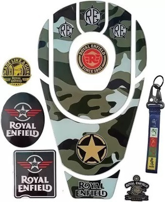 A1GRAPHIX Tool Box & Battery Box+Keyring Cover Compatible with Classic 350 Bike Tank Pad