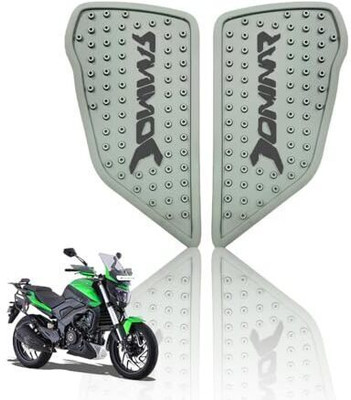 Moto Genius Silicone Tank Pads for Dominar 250 & 400 | Anti-Slip, Scratch-Resistant (Silver) Bike Tank Pad