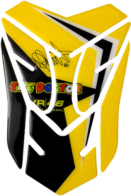 Automopix Yellow The Doctor 46 Bike Tank Pad