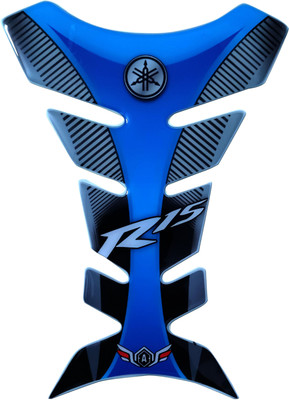 Automopix NEW_AM_R15_Blue Bike Tank Pad