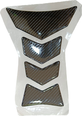Hybrid Motors Motorcycle Universal Tank Pad Sticker For All Bikes Carbon Finish D2 Bike Tank Pad