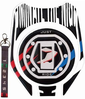 A1GRAPHIX Bajaj Dominar 400 + Keyring D Bike Tank Pad