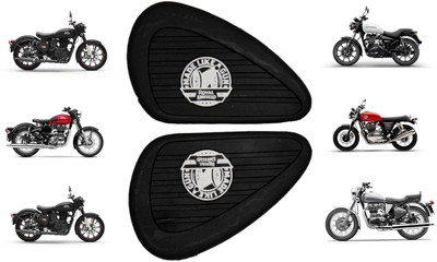 BRXR Anti-Slip Silicone Tank/Thigh Pad Waterproof Sticker for RE All Models Bike Bike Tank Pad