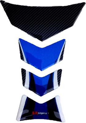 S.R Grafix Powersport BL TP Bike Tank Pad