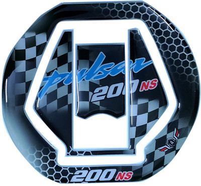 Automopix AMNS_200_ChqBK Bike Tank Pad