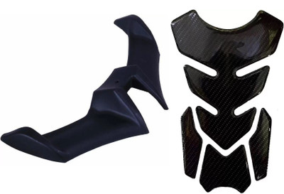 acube mart Tank Pad Sticker 7D 7DCF-1 stickers + R15 v3 winglet Version 1.0 black Bike Tank Pad