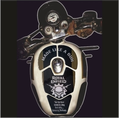 GraphixDesign Bullet Bike Tank Pad Bike Tank Pad