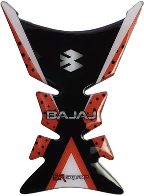 Automopix Dot bajaj Bike Tank Pad