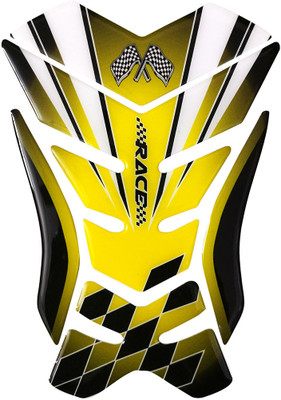 Automopix SG Y Flag Race TP Bike Tank Pad