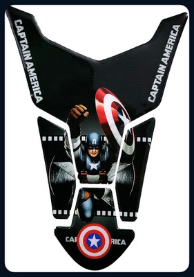 Automopix NEW_Captain America TP Bike Tank Pad