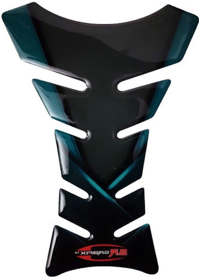 Automopix A_SR A22 GREN BLK FLAM TP 23 Bike Tank Pad