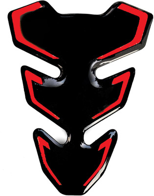 Cubeon Red Tank Pad For Pulsar Bike Tank Pad