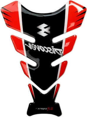 Automopix A_Discover Red 02 Bike Tank Pad