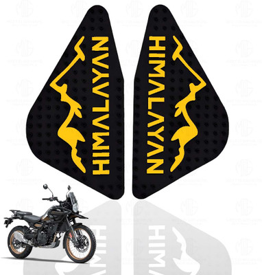 Moto Genius Himalayan 450 Tank Pads – Anti-Slip, Scratch-Resistant, Durable & Stylish Yellow Bike Tank Pad