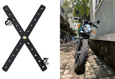 G-GANRAZO Headlight X & Handgrip Straps Combo for Interceptor 650 Bike Tank Pad