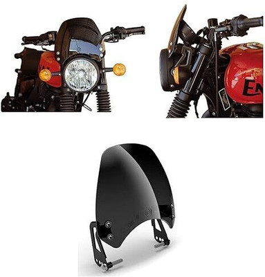 KILLERRYDER Unbreakable Visor Glass for Interceptor 650 |Premium Durability, No Clamp Needed Bike Windshield