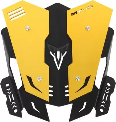 SRPHERE METAL VISOR MT15 GOLD Bike Windshield