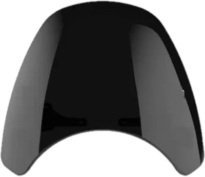 AOWBIKES Unbreakable Visor Glass Without Clamp For Interceptor 650 Bike Windshield