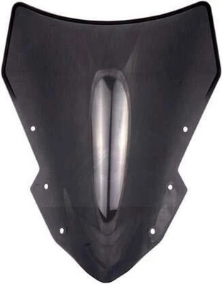 Shiv Ambba Universal Windshield for Bike (Black) Bike Windshield