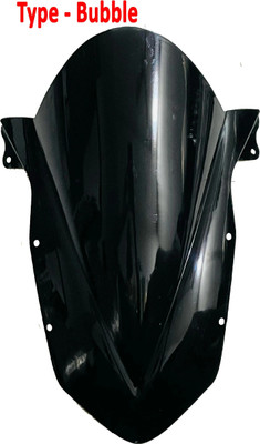 SAE Bubble Visor Glass for Pulser 220F Bike Windshield