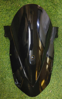 Am Auto Pulsar 220F Unbreakable Bubble Visor Bike Windshield
