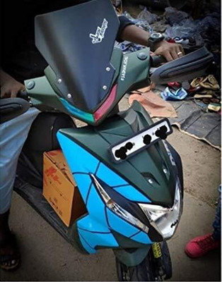 auto trends FZ LONG VISOR/WINDSHIELD Bike Windshield