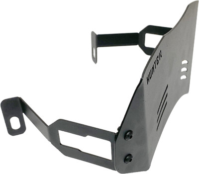 Dhe Best Metal Visor Flyscreen Direct Fit Black For Royal Enfield Hunter 350 Bike Windshield