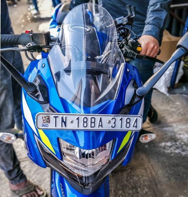 HARP MODZ New Suzuki Gixxer DB Visor Clear White Bike Windshield
