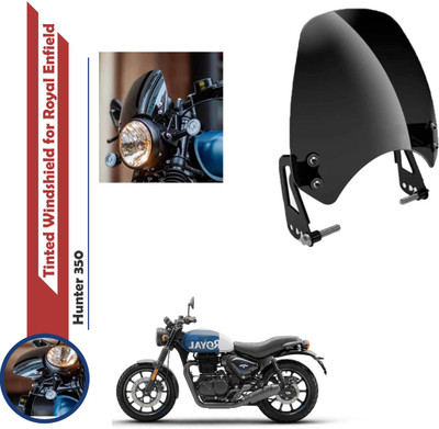 Huims Premium Look Windshield Tinted Fitting Royal Enfield Hunter 350 Only Bike Windshield