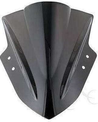 Am Auto Ninja 300 Black Bike Windshield