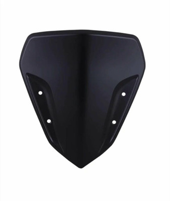 DHSSTORE MT-15 FLAT VISOR (BLACK) Bike Windshield