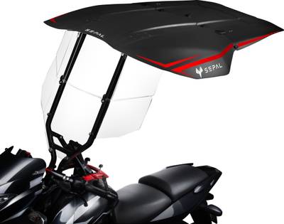 SEPAL All Weather Protection Shield for Riders and Bikers | 5 MIN Installation Bike Windshield