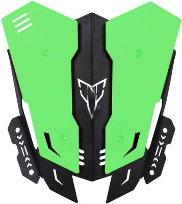 Vagary Heavy Quality Metal Visor for Yamaha MT15 (Green) Bike Windshield