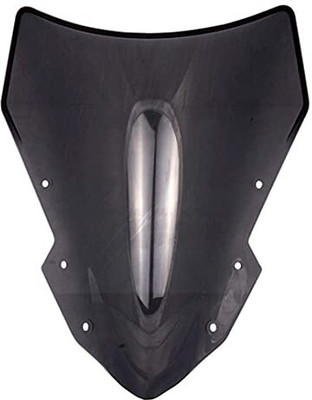BRXR Motorcycle Headlight Visor Glass Windscreen Wind Deflector Fit For All Bike Bike Windshield